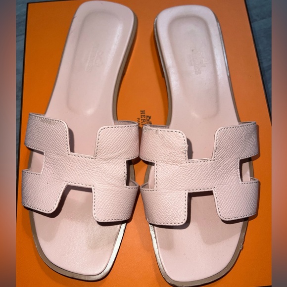 Hermès Oran sandal rose pale - Picture 1 of 6